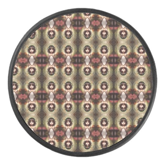 Lilly whimsical Pilzfee Eishockey Puck (Vorderseite)