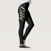Lilly white gold Handwriting Hose Leggings (Rechts)