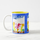 Lillys Meisterwerk Zweifarbige Tasse (Links)
