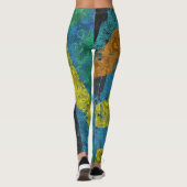 Lilo-türkisfarbene Cutouts Leggings (Rückseite)
