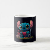 Lilo und Stitch Valentine Hearts Graphic Tasse (Mittel)