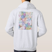 Lilongwe Malawi City Map Hoodie (Rückseite)