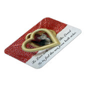 Lilo'The Cat's Loving Hearts Magnet (Linke Seite)