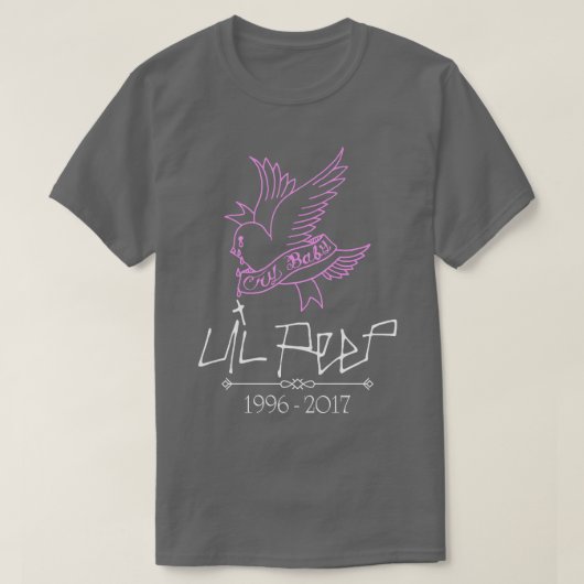 LilPeep Rapper Cry baby Hell Boy T-Shirt (Design vorne)