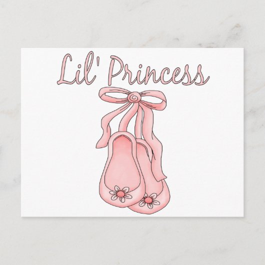 Lil'Princess Ballet Shoes    1 Postkarte (Vorderseite)