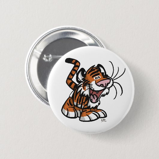 Lil'Tiger Button Abzeichen (Vorne & Hinten)