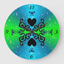 Lily and Heart on Rainbow