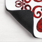 Lily and Heart- regenbowart Mousepad (Ecke)