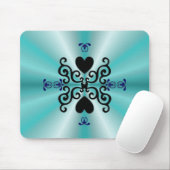 Lily and Heart- regenbowart Mousepad (Mit Mouse)