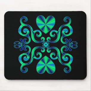 Lily and Heart- regenbowart Mousepad