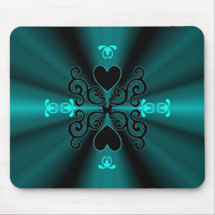 Lily and Heart- regenbowart Mousepad