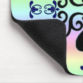 Lily and Heart- regenbowart Mousepad (Ecke)