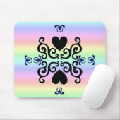 Lily and Heart- regenbowart Mousepad (Mit Mouse)
