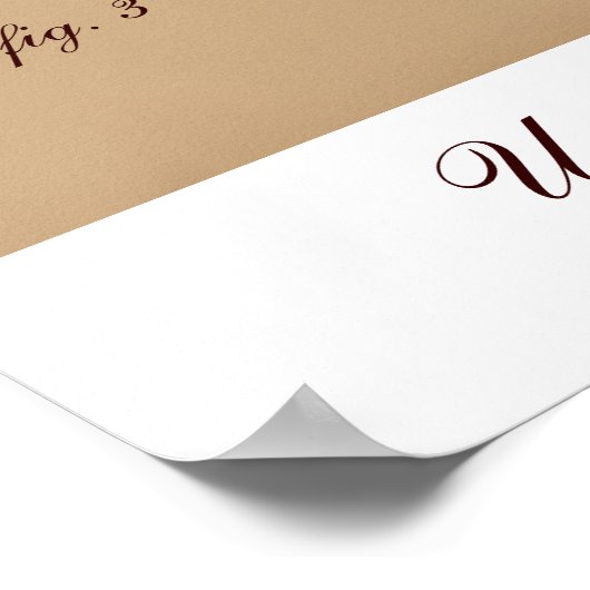 Lily and Hope Paw Print Poster (Ecke)