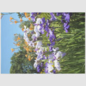 Lily and Iris Garden Poster Seidenpapier (Vorderseite)