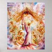 Lily Angel von Lisa Iris Poster (Vorne)