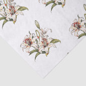 Lily aus dem Tal. Blütenorange Seidenpapier (Ausschnitt)