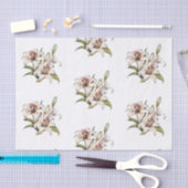 Lily aus dem Tal. Blütenorange Seidenpapier (Handwerk)