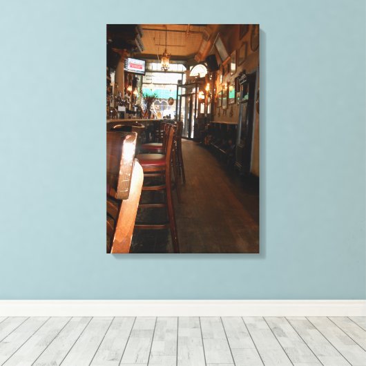 Lily Bar Leinwanddruck (Insitu (Holzboden))