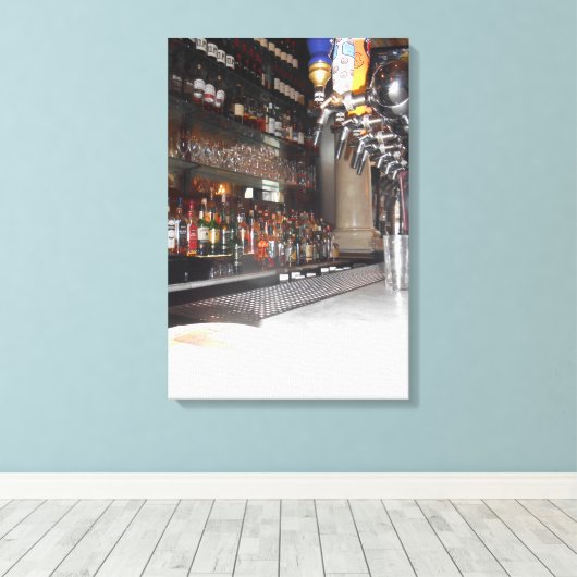 Lily Bar Leinwanddruck (Insitu (Holzboden))