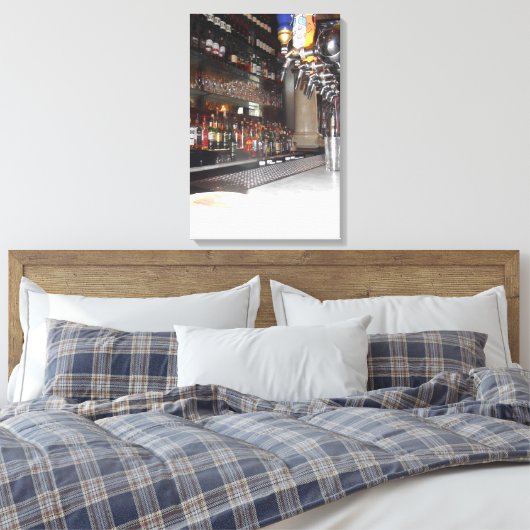 Lily Bar Leinwanddruck (Insitu (Schlafzimmer))