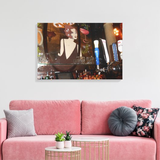 Lily Bar Leinwanddruck (Insitu (Wohnzimmer))