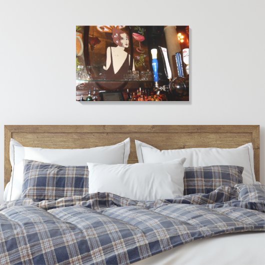 Lily Bar Leinwanddruck (Insitu (Schlafzimmer))