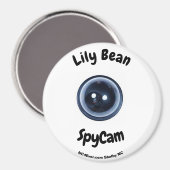Lily Bean SpyCam Magnet (Vorderseite/Rückseite)