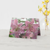 Lily Beautiful Day Card - passen Sie jede Gelegenh Karte (Gelbe Blume)