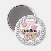 Lily Beauty Parlor Magnet (Vorderseite/Rückseite)