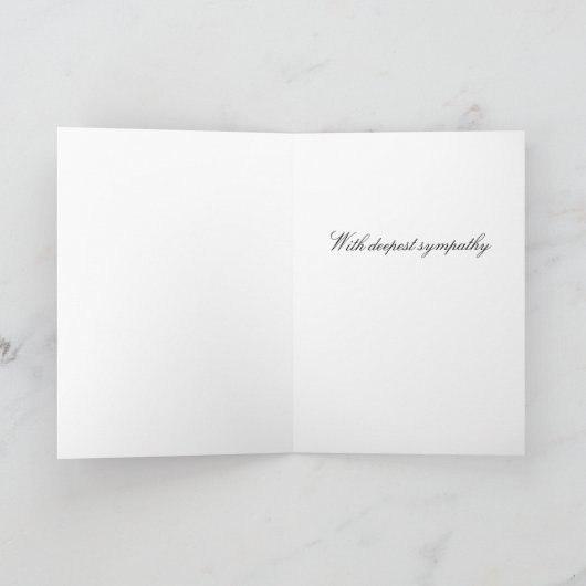 Lily Beileid Grußkarte Karte (Innenseite)