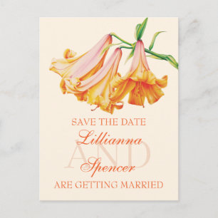 Lily Bell Fine Art Save the Date Postcard Ankündigungspostkarte