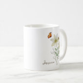 Lily Birth Month Flower Kaffeetasse (VorderseiteRechts)