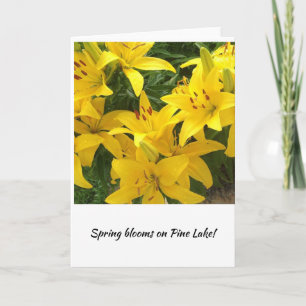 Lily Blooms Signal Spring ist da! Karte