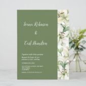 LILY Blossom Elegance Einladung (Stehend Vorderseite)