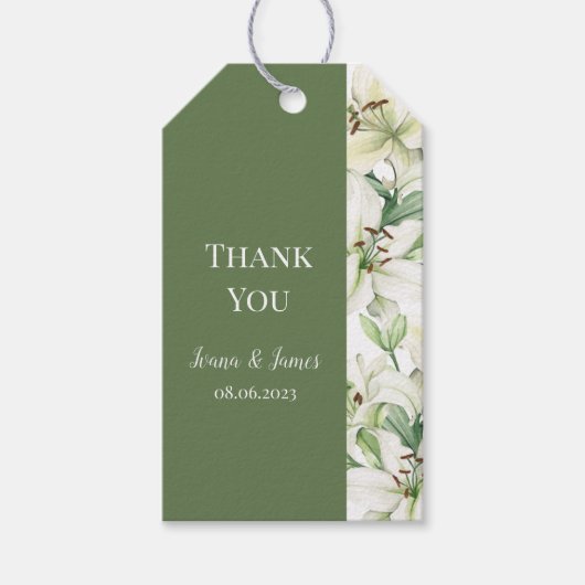 LILY Blossom Elegance Geschenkanhänger (Vorderseite)