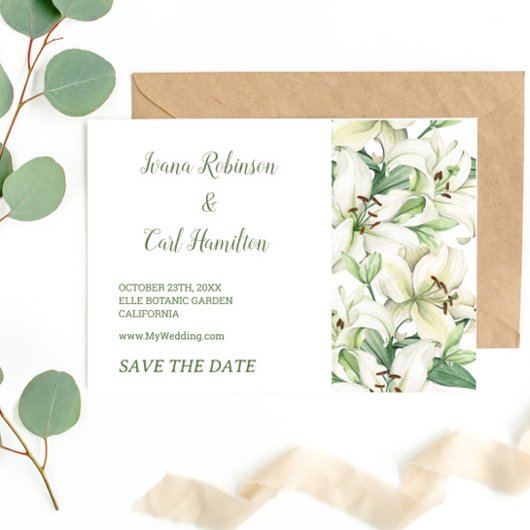 LILY Blossom Elegance Save The Date
