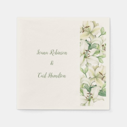 LILY Blossom Elegance Serviette (Vorderseite)
