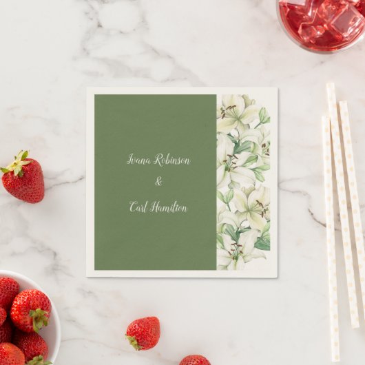 LILY Blossom Elegance Serviette (Beispiel)