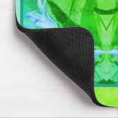 Lily Blume Abstrakte Farben Personalisiert Mousepad (Ecke)