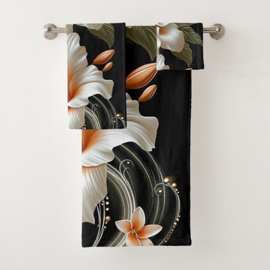 Lily-Blume Badhandtuch Set (Insitu)