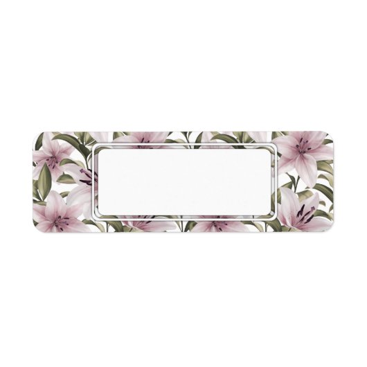 Lily Blume. Blumenmuster (Vorne)