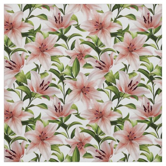 Lily Blume. Blumenmuster Stoff (Muster)