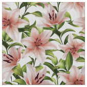 Lily Blume. Blumenmuster Stoff (Nahaufnahme)