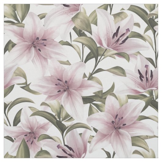 Lily Blume. Blumenmuster Stoff (Muster)