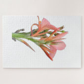 Lily Blume Botanische Kunst Puzzle (Horizontal)