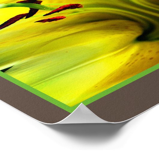 Lily Blume Fantasy Abstrakt Poster (Ecke)