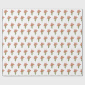 Lily Blume Geschenkpapier (Flach)