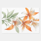Lily-Blume Geschenkpapier Set (Vorderseite 3)