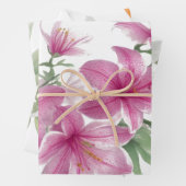 Lily-Blume Geschenkpapier Set (Beispiel)